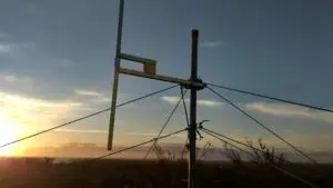 Radio antenna silhouette