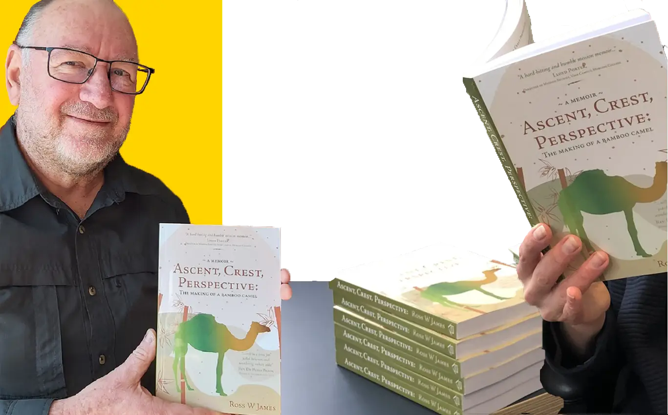 Ross with books