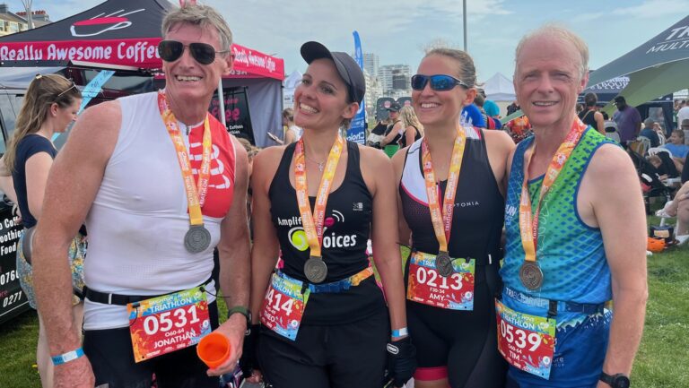 Amplifying Voices Triathlon Team