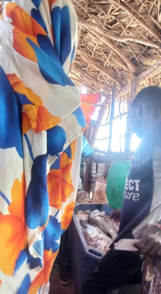 Women fish sellers in Kipini