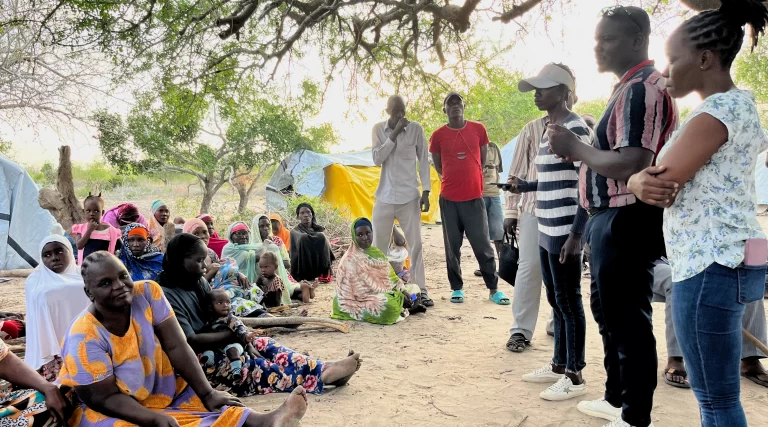 Meeting IDPs in Garsen