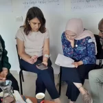 group of people in discussion